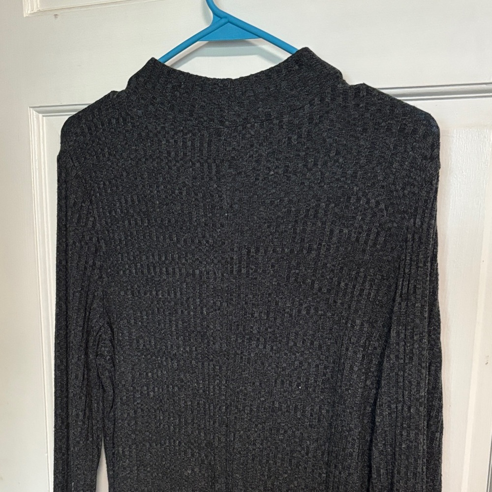 dip Black Ribbed Knit Sweater - Picture 5 of 6